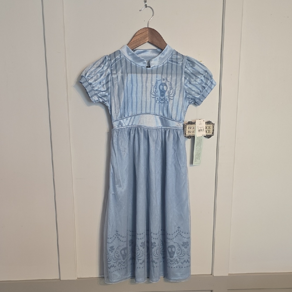 Blue Beetlejuice Kids Pajama Dress